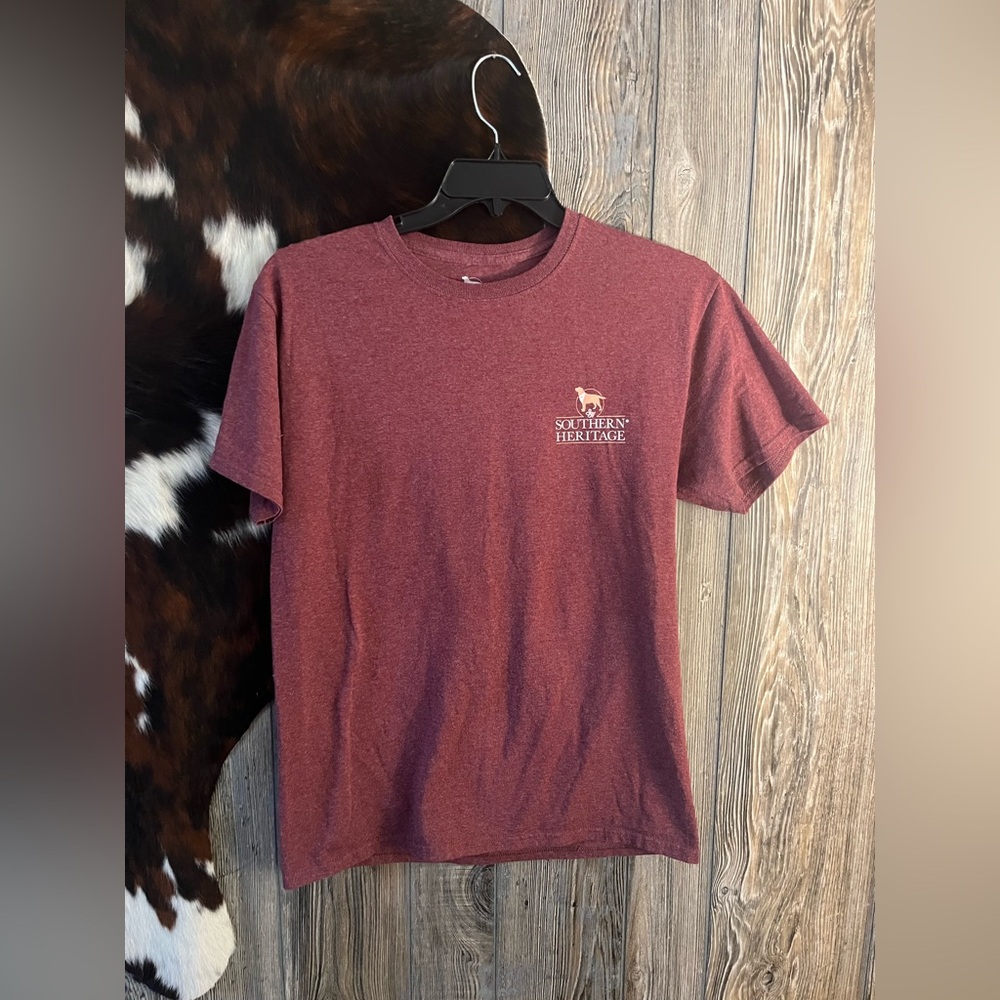 Southern Heritage size medium maroon southern girl short sleeve tshirt - Picture 2 of 6